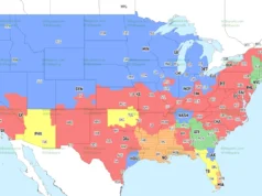 Mapa de transmissão de TV para a semana 13 da temporada de 2025 da NFL