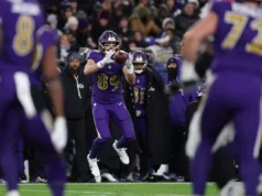 Mark Andrews ascende ao topo do livro dos recordes dos Ravens com uma conquista decisiva
