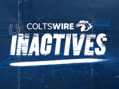 Lista de 6 jogadores inativos Texans vs Colts; Tyler Warren está disponível