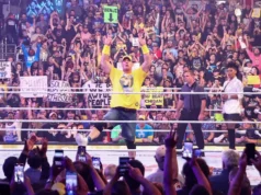 O Madison Square Garden está dando tudo de si esta noite para a última aparição de John Cena no WWE Raw.