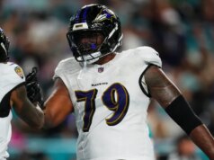 Os Ravens entram na semana 10 com uma escalação ativa totalmente saudável