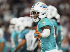 Golfinhos pedindo preço por Jaylen Waddle, Bradley Chubb era muito alto