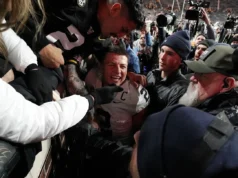 Diego Pavia, do Vanderbilt Football, conta a história de seu nariz quebrado