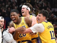 Rui derrubou o vencedor do jogo quando a seqüência de rebatidas de James quebrou