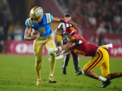 O linebacker da USC Eric Gentry discute sua carreira com os Cardinals e Gold