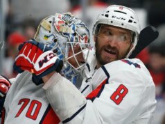 San Jose Sharks temem o capitão do Washington Capitals, Alex Ovechkin
