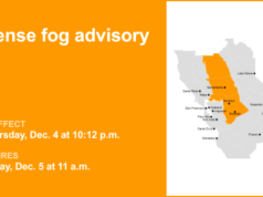 Aviso de neblina densa para o Delta até o meio-dia de sexta-feira – visibilidade de 1/4 de milha – The Mercury News
