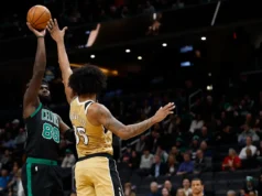 O Boston Celtics destruiu a defesa do Washington Wizards, vencendo por 146-101