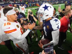 Cowboys x Chiefs estabeleceram recorde de jogo da NFL mais assistido no Dia de Ação de Graças, depois de 57,2 milhões de telespectadores sintonizados