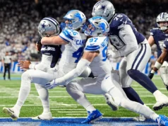 Vencedores/perdedores do Lions: Amon-Ra Saint Brown Gooty, Aidan Hutchinson Quiet