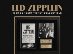 Parceria com Globe Entertainment cllct, oferece itens colecionáveis do Led Zeppelin