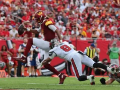 Os comandantes Jayden Daniels perderão a semana 14 contra os Vikings