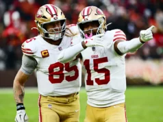 O golpe baixo do Panthers S Tre’Von Mohrig para WR Jauan Jennings é apoiado pelo último oponente do 49ers