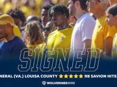 RB Savion Hitter 5 estrelas assina com o futebol de Michigan