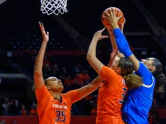 Problemas desagradáveis não podem parar Lauren Bates. Na vitória da UCLA por 80-67 sobre Illinois