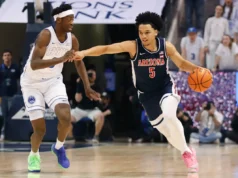 AJ Dybantsa evita rali feroz do nº 13 da BYU para manter o nº 1 do Arizona invicto