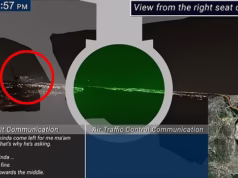 A horrível animação oficial mostra a visão do piloto da colisão avião-helicóptero em meados de DC que mata 67