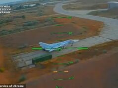 Drones ucranianos destroem 15 aviões militares de Putin “no valor de US$ 1 bilhão” em campo de aviação russo