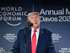 A ameaça assustadora de Donald Trump ao Irã: o presidente diz que sua ‘bela armada’ de navios de guerra está pronta para atacar – enquanto Teerã afirma que não retaliará