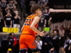 Explosão de 46 pontos rende honras nacionais a Keaton Wagler