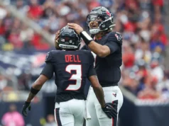 Texans WR Tank Dale defende QB CJ Stroud depois de dificuldades na pós-temporada