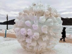 ‘Mensagem oculta’ exclui escultura de neve em campeonatos mundiais – The Mercury News