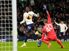 Kolo Mu’ani ‘bem’ após acidente de carro e disponível para o Tottenham na Liga dos Campeões, diz Frank