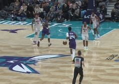 O Hornets assume a liderança de 50 pontos pela segunda vez este mês, superando o 76ers por 130-93