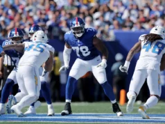 Andrew Thomas, do Giants, defende Will Campbell após o colapso do Super Bowl LX