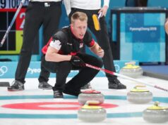 O astro do curling canadense Mark Kennedy recebe advertência por explosão olímpica