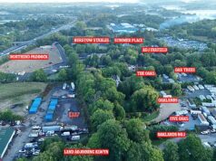 Pitoresco vilarejo de Surrey cercado por dez locais de transporte regional: proprietários de casas milionários ’em menor número’ à medida que terras do cinturão verde abriam caminho para 70 caravanas