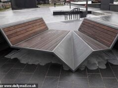 O novo Super Sewer Garden de Londres, de £ 4,6 bilhões, é considerado ‘sério’ por seus ‘bancos inúteis’ e arquitetura ‘sem vida’