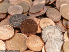 Minhas moedas de 1 e 2p valem agora mais do que o valor nominal devido ao aumento dos preços do cobre?