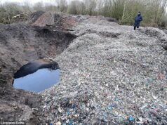 O ‘maior depósito de moscas’ da Grã-Bretanha viu 30.000 toneladas de lixo despejadas em um campo enquanto os líderes do conselho prometiam rastrear os culpados