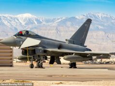 A RAF envia seis caças Typhoon para Chipre à medida que aumentam os temores de um ataque dos EUA ao Irã