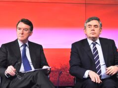 Furioso Gordon Brown diz que os vazamentos de Mandelsohn para o magnata Epstein foram um crime financeiro enquanto o ex-primeiro-ministro exige uma investigação desprezível sobre o exílio ‘Príncipe das Trevas’