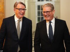 Quanto tempo ele consegue aguentar? Desesperado, o astro de Keir luta por seu futuro quando é revelado que David Lammy ‘avisou-o para não contratar’ Lord Mandelson – enquanto o índice de aprovação do PM cai novamente