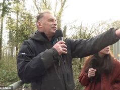 Chris Packham e sua enteada, apresentadora da BBC, ‘assediaram’ caçadores por cinco horas depois de se juntarem aos vândalos para seguir a caça a Dorset para transmissão ao vivo nas redes sociais