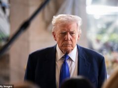 O presidente Trump respondeu às imagens chocantes da casa de Guthrie com ‘puro desgosto’