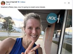 A postagem atrevida na mídia social foi rapidamente excluída pela Ministra da Habitação, Claire O’Neill