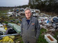 Agricultor enfrenta perdas financeiras depois que caminhões basculantes despejaram 200 toneladas de lixo em suas terras – deixando-o com uma conta de £ 40.000 pela remoção ilegal de resíduos