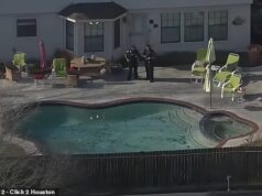 Os gritos angustiados da irmã de 3 anos após se afogar na piscina do quintal enquanto a mãe e o avô dormiam