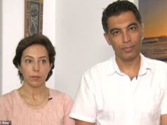 Um casal foi multado em US$ 6 mil depois que ladrões mascarados invadiram sua casa e roubaram o carro da família.