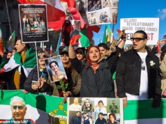 Sem nenhum objeto de choque para fazer barulho, o Met disse aos manifestantes que marchassem em direção à embaixada iraniana – em meio a temores de novos confrontos com a polícia.