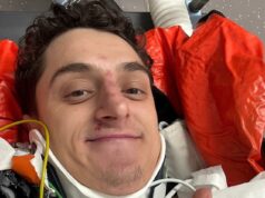 Esquiador britânico de 28 anos ficou paralisado após queda horrível ao pular da rampa de uma estação de esqui francesa