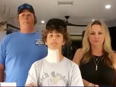 Mãe descreve um homem louco com um longo histórico criminal cortando a garganta de seu filho de 13 anos em um ataque não provocado