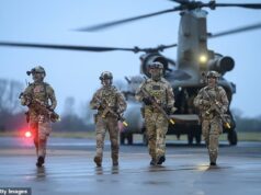 A Grã-Bretanha enfrenta o ‘momento de 1936’, alertam os chefes da defesa ao primeiro-ministro: Chefes militares e de espionagem exigem o dobro de gastos com mão de obra com um terrível aviso que as forças do Reino Unido estão ‘sendo esgotadas e despreparadas para a guerra’