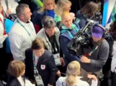 A estrela da patinação artística dos EUA, Amber Glenn, se tornou viral por seu surpreendente ato de bondade para com um rival japonês devastado.