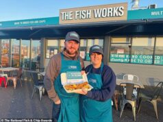 Deve ser o lugar! Os dez melhores pratos de fish and chips foram anunciados – com o vencedor coroado esta noite