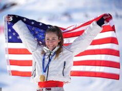 Taylor Swift retorna à glória da equipe dos EUA nas Olimpíadas de Inverno com uma crítica de uma palavra sobre o ouro de Mikaela Shiffrin